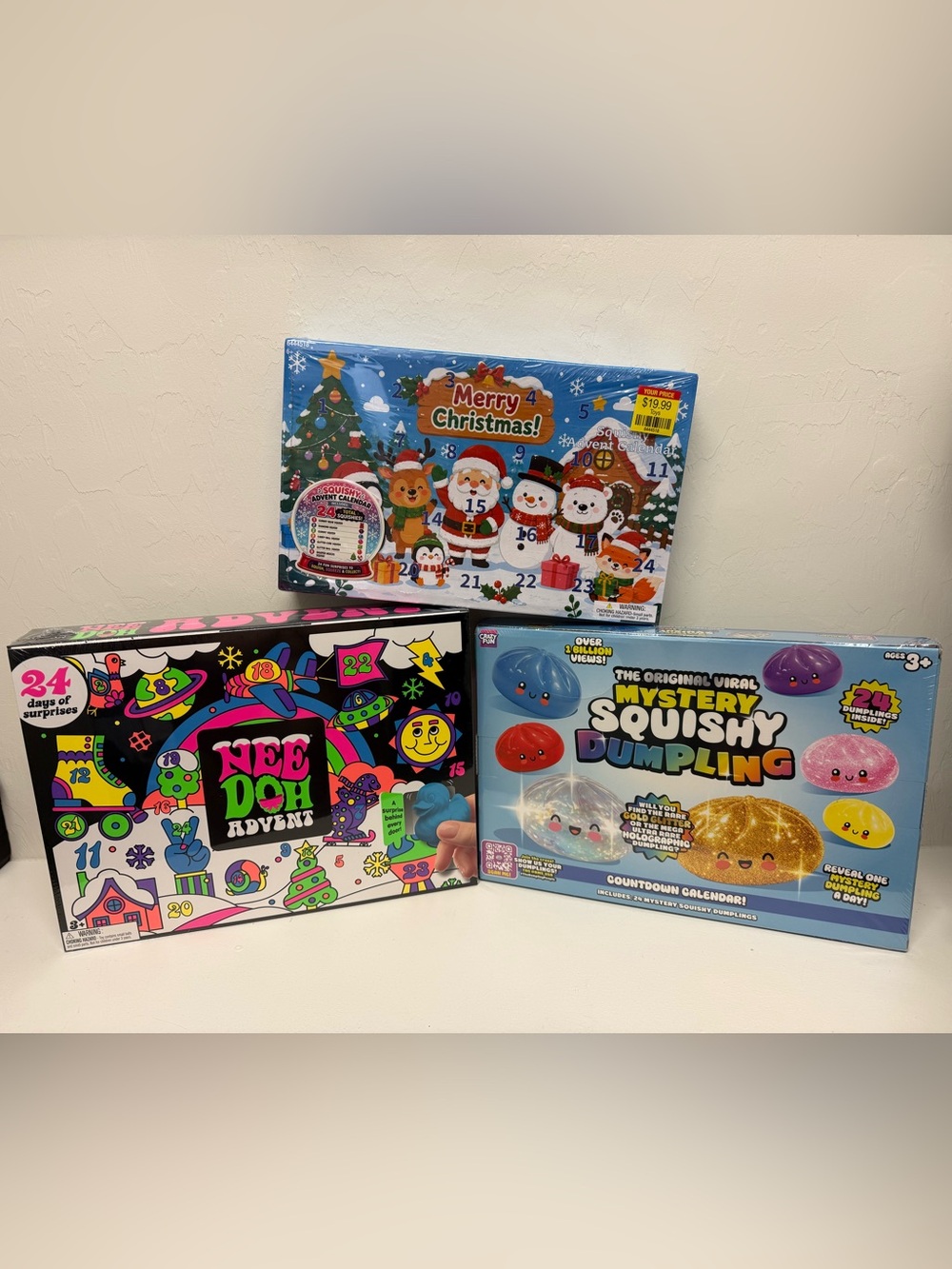 Needoh Christmas Advent Calendar Bundle